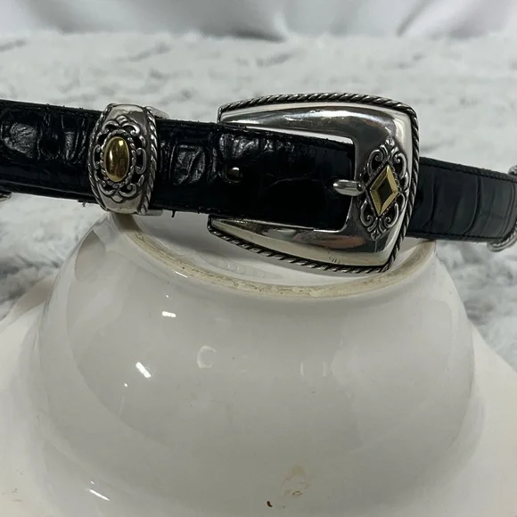 Brighton | Accessories | Brighton Black Leather Belt With  display picture 2